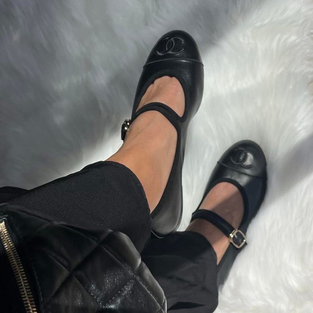 Brand new in box black Chanel Mary Jane’s size 41